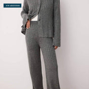 Anthracite Soft Knit Matching Lounge Set — Lifestyle — AWARENESS