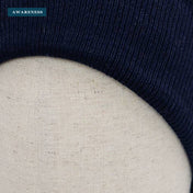 Women's Ribbed Polyester Cuffed Classic Beanie — Close-up — AWARENESS