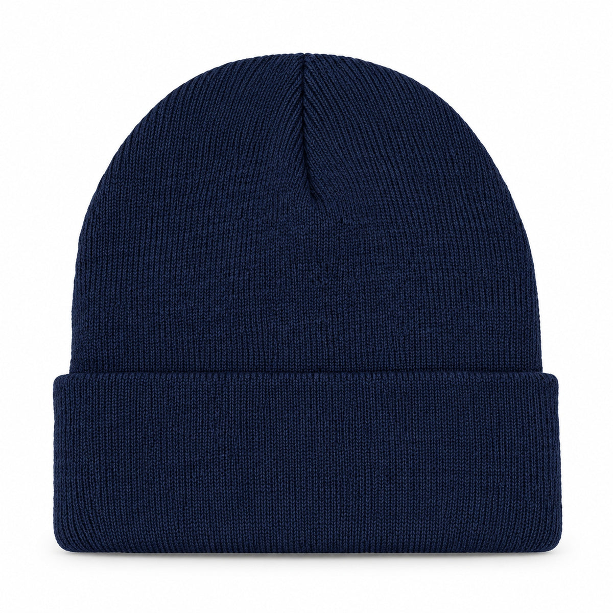 Women's Ribbed Polyester Cuffed Classic Beanie — Main — AWARENESS