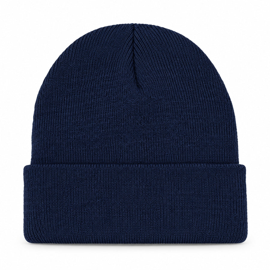 Women's Ribbed Polyester Cuffed Classic Beanie — Main — AWARENESS