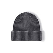 Washed Ribbed Knit Hat Solid Color Beanie MK2BLW6W6HAT293 — Main — AWARENESS