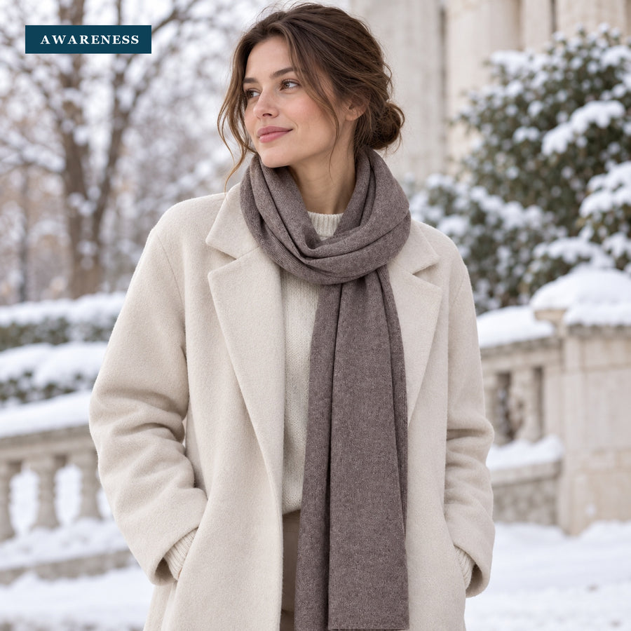 Long Cashmere Scarf Fall - Orice — Lifestyle — AWARENESS