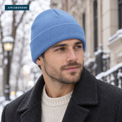 Unbranded Long Knit Beanie, Blank Knit Cap — Lifestyle — AWARENESS