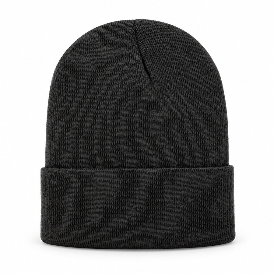 Unbranded Long Knit Beanie, Blank Knit Cap — Main — AWARENESS
